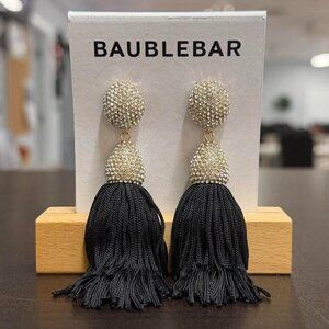 BaubleBar Tassel Drop Faux Crystal earrings NWOT!!!!!